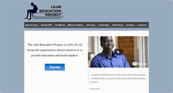 Desktop Screenshot of liliireducationproject.org